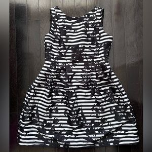 Vince Camuto Black & White Cocktail Dress